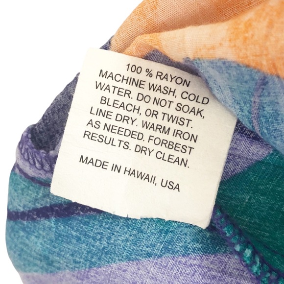 VINTAGE Jams World Tropical Floral “Bisctera” Print Midi Tank Dress Side Slit - Picture 9 of 10